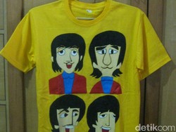 Berawal dari Nonton Konser Metallica, Pemuda Ini Punya Bisnis Kaos Lukis