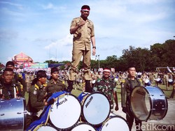 Bupati Gowa Bergaya ala Pejuang Kemerdekaan di Upacara Nusantara Bersatu