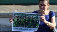 Rombongan tim dari klub Brasil tersebut sejatinya akan menjalani partai leg pertama final Sudamericana--yang kira-kira setara dengan Liga Europa di UEFA. Namun pertandingan itu pada akhirnya ditunda sampai waktu yang belum ditentukan. (Foto: REUTERS/Paulo Whitaker)