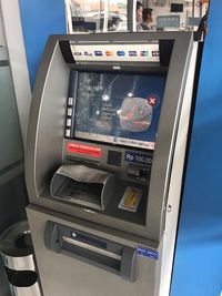 ATM yang dirusak