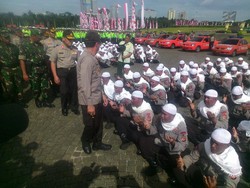 Persiapan Brimob Asmaul Husna Jelang Aksi Damai 2 Desember