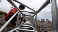 Monas Jelang Aksi Damai 2 Desember