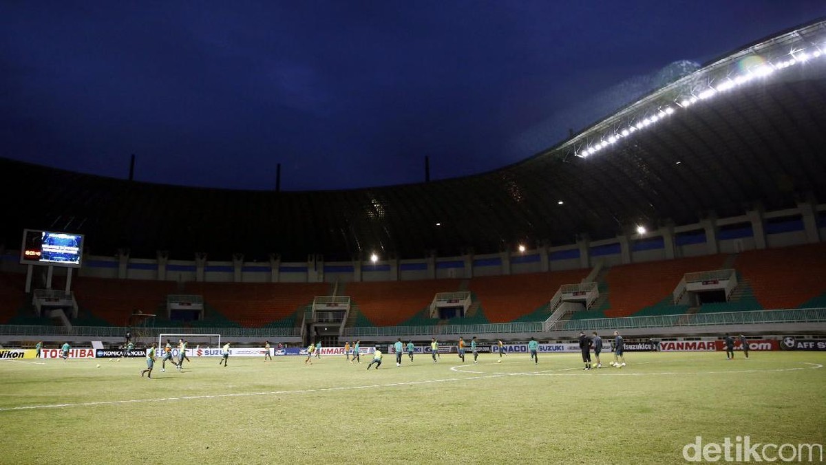 Stadion Pakansari akan menjadi salah satu venue cabang sepakbola di Asian Games 2018 (Foto: Rachman Haryanto/detikSport)