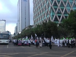 Jl MH Thamrin Menuju Monas Ditutup, Jl Abdul Muis Tersendat