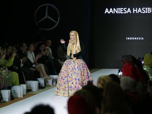 Sukses di NYFW, Anniesa Hasibuan Pamer Karya di Pekan Mode Doha