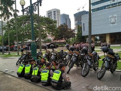 750 Personel Siaga di Balai Kota DKI untuk Kawal Aksi Buruh