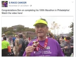 Inspiratif! Kakek Ini 100 Kali Lari Maraton Meski Idap Kanker Darah Langka