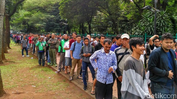 Penjualan Tiket di GBK Berbarengan dengan Tinjauan Presiden Jokowi