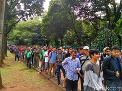 Penjualan Tiket di GBK Berbarengan dengan Tinjauan Presiden Jokowi