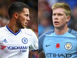 Duel Dua Gelandang Terbaik Belgia: De Bruyne vs Hazard