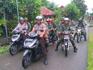 Cegah Pengibaran Bintang Bulan, TNI/Polri Patroli Bersama Jelang Milad GAM