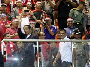 Presiden Jokowi, Wapres JK, dan Menteri Diundang Nonton Indonesia vs Thailand