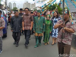 Kampanye Akhir Pekan, Cawagub Djarot Hadiri Acara Nikahan Warga