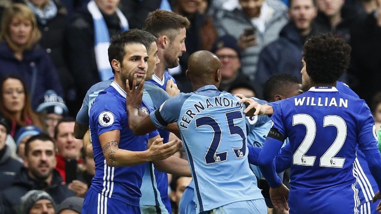 Para Pemainnya Terlibat Keributan, City-Chelsea Didakwa FA