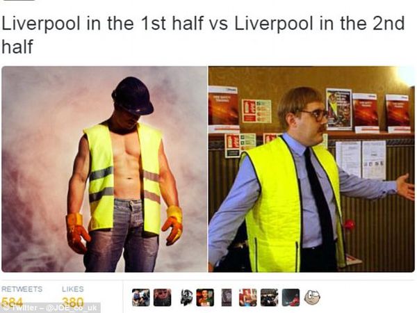 Unggul 2-0 Lalu Kalah, Liverpool Jadi Candaan Netizen