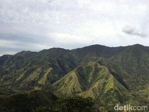 Gunung Nona yang Kebakaran Itu Disebut-sebut Mirip Miss V
