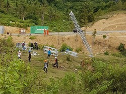 PLN Kebut Pembangunan Menara Transmisi Darurat di Sulut