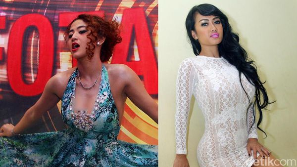 Throwback Moment! Dewi Persik dan Julia Perez, Seksi Mana?