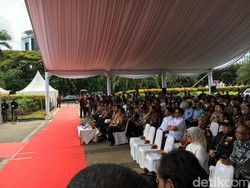 Presiden Jokowi Hadiri Pemusnahan Ratusan Kilogram Narkoba di Monas