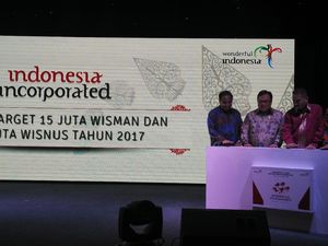 Tahun 2017, Indonesia Bidik 15 Juta Wisman & 265 Juta Wisnus