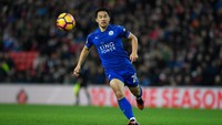 Shinji Okazaki jadi bagian dari keajaiban Leicester City menangi Liga Inggris musim 2015/2016 (Getty)