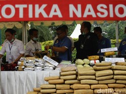 Disaksikan Buwas, Oditur Militer Jakarta Musnahkan Ganja dan Ribuan Ekstasi