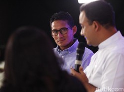 Sandi Sebut PR Anies di DKI untuk Jawab Survei 2024, Gerindra Sepakat