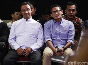 Anies-Sandi Dapat Masukan soal Bahasa Tubuh Saat Debat