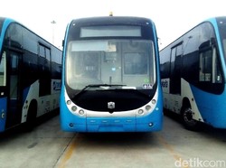 Sudah Sepekan Lebih 23 Bus Zhongtong Parkir di Tanjung Priok