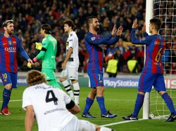 Arda Turan Hat-trick, Barca Gilas Gladbach 4-0