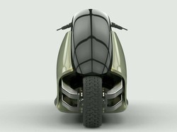 Tak Perlu Turunkan Kaki, Motor Ini Bisa Tegak Sendiri