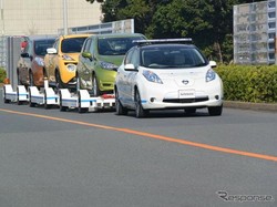 Nissan Pakai Mobil Otonom untuk Angkut Mobil di Pabriknya