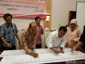 KPU Tetapkan DPT Pilgub Banten, Total Ada 7,7 Juta Pemilih