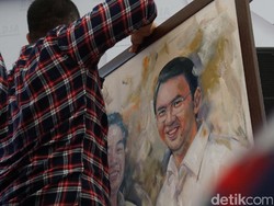 Lukisan Bergambar Ahok Ini Laku Rp 70 Juta dan Disumbangkan untuk Kampanye