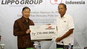 Lewat PMI, Lippo Group Bantu Korban Gempa