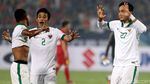 Ekspresi Kebahagiaan Timnas Indonesia