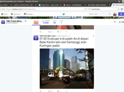 Sempat Ada Truk Patah As di Depan Balai Kartini, Semanggi-Kuningan Macet