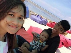 Pernah Ucap Talak 3, Dede Sunandar Ajak Istri Liburan ke Lombok