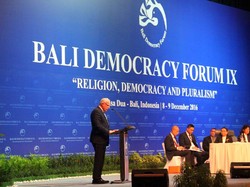 Hadir di Bali Democracy Forum, Palestina Dukung Pluralisme dan Sikap Toleran
