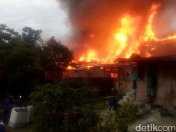 Barak TNI di Pekanbaru Terbakar, Diduga karena Korsleting Listrik