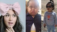 Cantiknya Raisa dengan Big Bow Turban, Balita Lucu Idola di Jejaring Sosial
