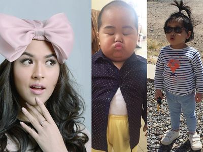 Cantiknya Raisa dengan Big Bow Turban, Balita Lucu Idola di Jejaring Sosial