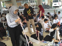 Hari Antikorupsi, Pelajar Bandung Ikut Teater Musikal Raksasa di Jakarta