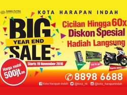 Raih Kesempatan Emas Akhir Tahun di Kota Harapan Indah