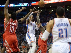 Westbrook Triple-Double Lagi, tapi Thunder Takluk dari Rockets