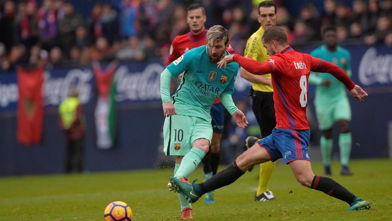 Messi Dua Gol, Barca Lumat Osasuna 3-0 Messi Dua Gol, Barca Lumat Osasuna 3-0