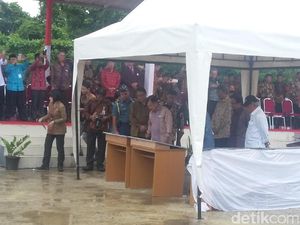 JK Resmikan Proyek Kantor Gubernur Hingga Universitas di Sulawesi Barat
