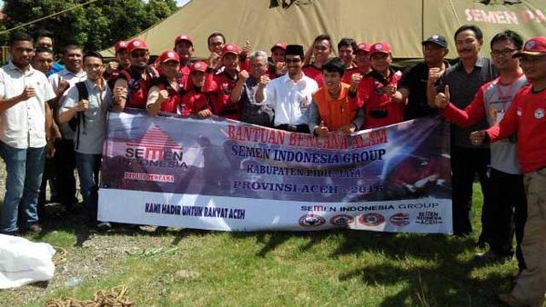 Semen Indonesia Group Salurkan Bantuan Untuk Korban Gempa Aceh