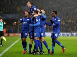 Vardy Hat-trick, Leicester Hantam Manchester City 4-2