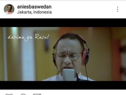 Peringati Maulid Nabi, Anies-Sandi Duet Rekaman Lagu Rindu Rasul